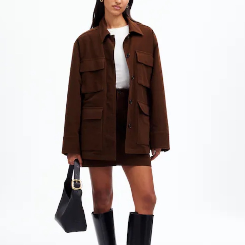 Madewell Dark Brown Utility Jacket